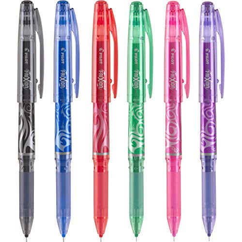 3-Pack PILOT FriXion Point Erasable & Refillable Gel Ink Pens Black Ink Extra Fine Point 31578 