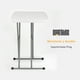 thumbnail image 4 of Mesa de Servicio Plegable Altura Adjustable 75x50cm Marthing Mesita Plegable, Uso Interior y Exterior Con 8 Elevaciones Multiusos Jardin Hogar Lavanderia Mini escritorio, Mesa Plegable Resistente, 4 of 8