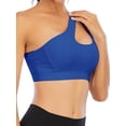 thumbnail image 6 of YouLoveIt Women's Seamless Sport Bra One Shoulder Sports Bra Women's Workout Push Up Yoga Bra Sports Crop Tops Fitness Gym Vest Underwear Workout Fitness Bra, 6 of 8