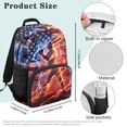 thumbnail image 7 of Yuyamidu American Flag Bookbag for Kids Boys 11 Years Old Baseball Student Bookbag Primary School Bags Teen Middle School Backpacks, 7 of 7
