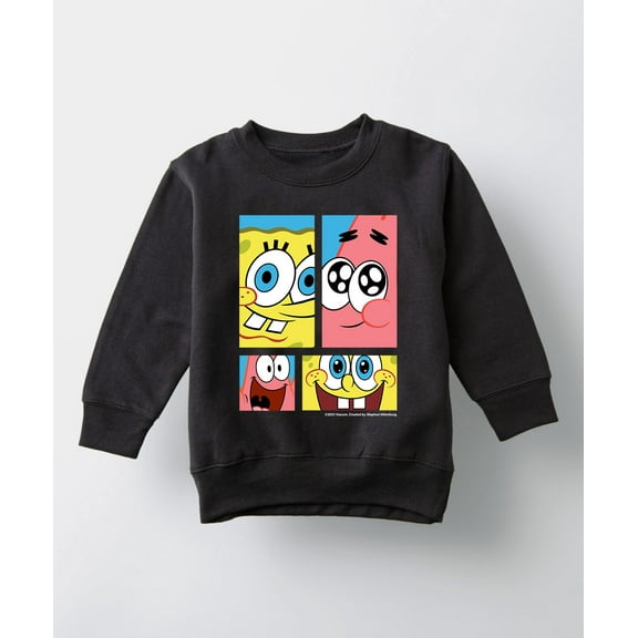 SpongeBob SquarePants - Character Grid - Toddler And Youth Crew Fleece