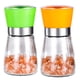thumbnail image 1 of Molinillo de sal y pimienta - Salero y pimentero para chef profesional con acero inoxidable cepillado Namotu CPB-US-YYM495-4, 1 of 5