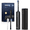 Black, variant on Breezelle SweepSonic Electric Toothbrush, Oscillation & Vibration Sonic Electric Tooth Brush for Adults & Kids, Rechargeable Travel Toothbrush w/Soft Replacement Brush Heads, 30-Day Battery Power