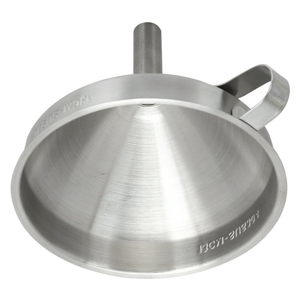 Utensilios de cocina, embudo de llenado de acero inoxidable 304, durabilidad probada en el tiempo