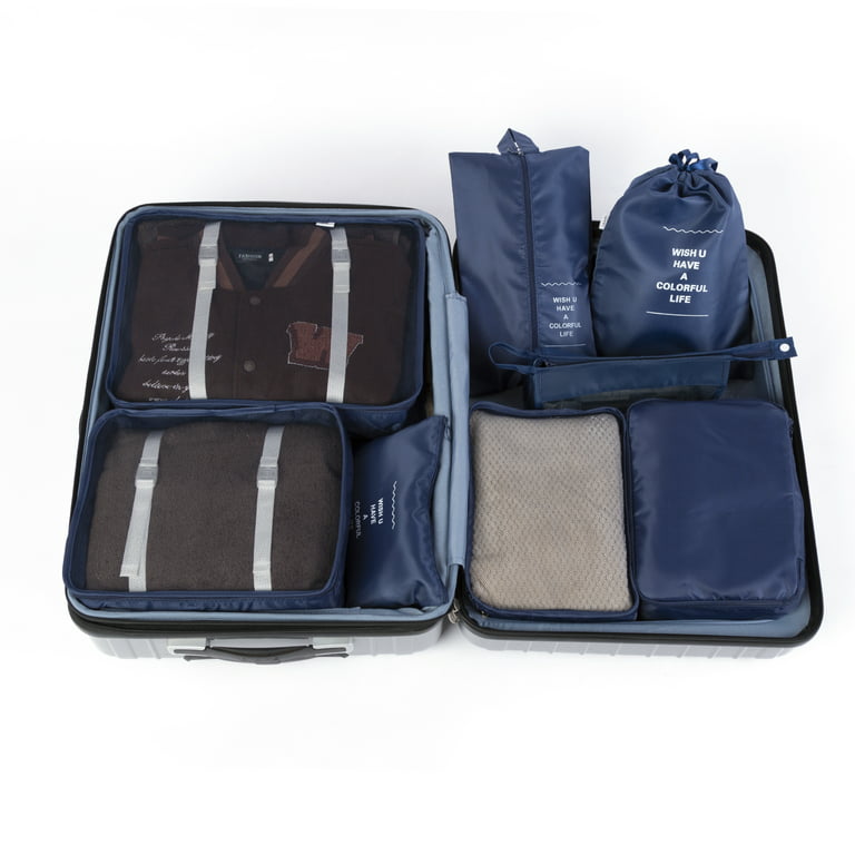 Large internet bag, travel storage bag, luggage, clothing, shoe sorting bag,  business trip zipper, portable packaging bag, clothing sorting bag