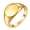 Gold C, variant on Cursive Initial Rings for Women Men Letter Signet Stainless Steel Oval Top Engraved Elegant Simple Dainty Personalized Gift Jewelry Silver Y 10