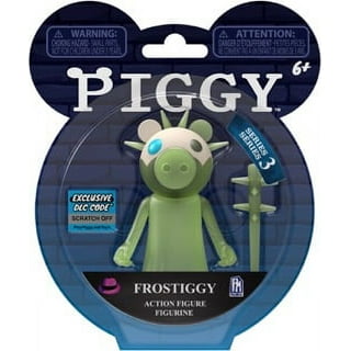 Piggy Action Figure 6 Pack - Six 3.5 Articulated Buildable Toys with Exclusive Minitoon Figure, 9 Accessories, Series 2, Includes DLC