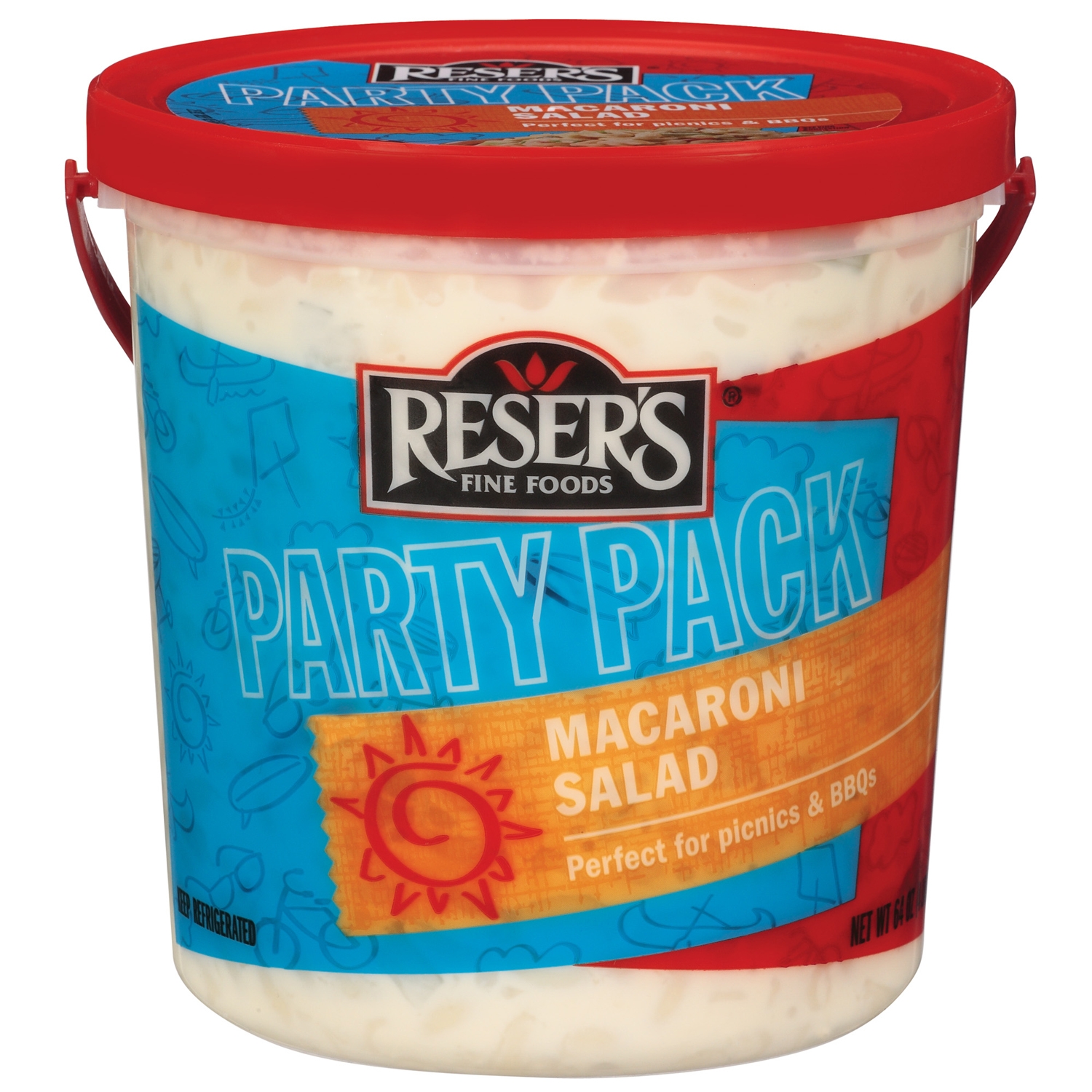 Resers Fine Foods Resers Party Pack Macaroni Salad, 64 oz