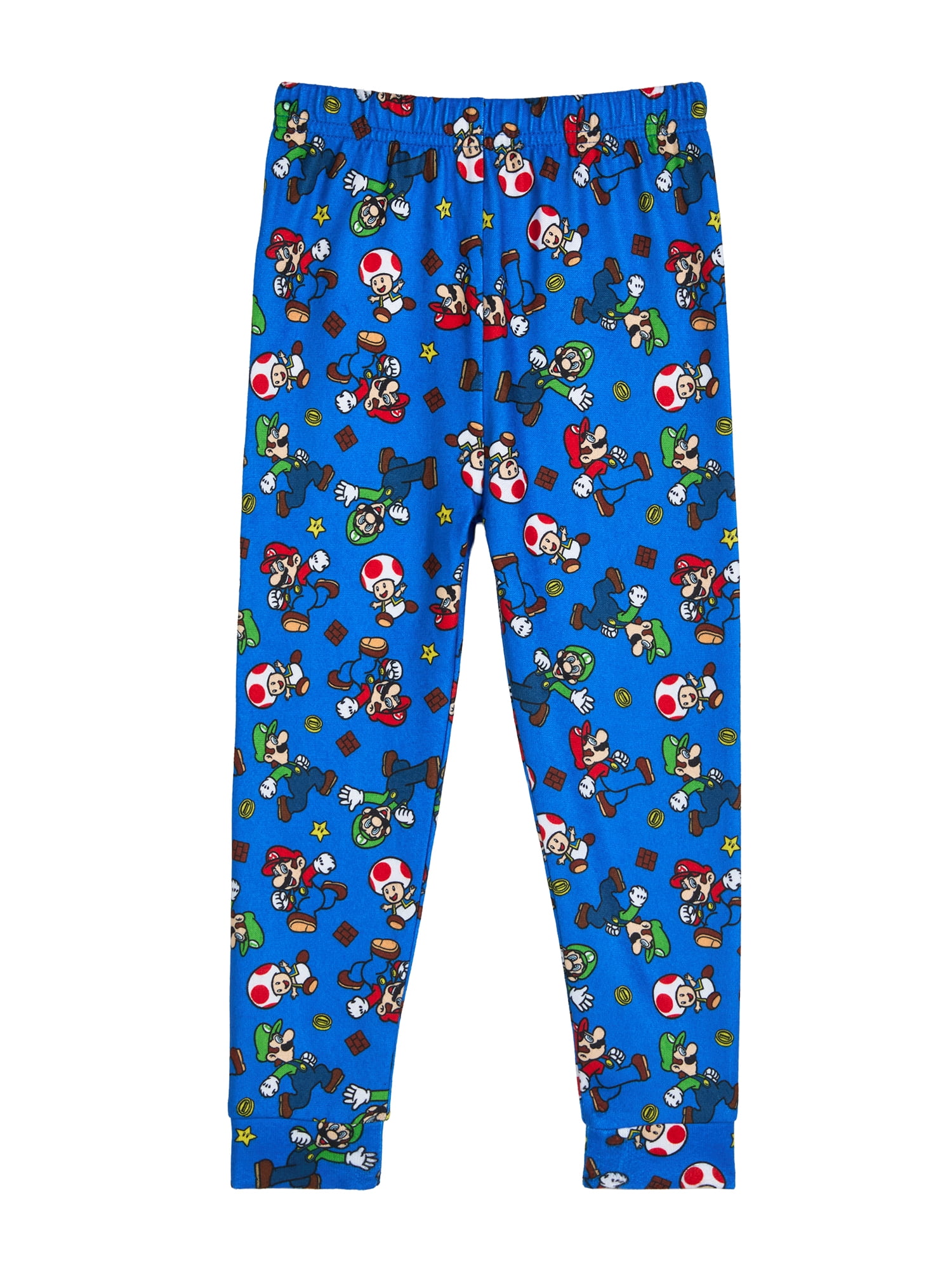 Super Mario Toddler Boys Short Sleeve Pajama Set, 3-Piece, Sizes 12M-5T