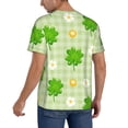 thumbnail image 2 of Goofa St Patrick's Day11 Pattern Mens Golf Shirt Baseball T-shirt Moisture Wicking Dry Fit Performance Sport Short Sleeve Striped Golf Polo Shirts-X-Large, 2 of 7