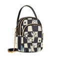 thumbnail image 7 of FORMRS Crossbody Bag for Women Quilted Travel Shoulder Cell Phone Purse with Chain Strap Handbag, Blue and White Cat, 7 of 7