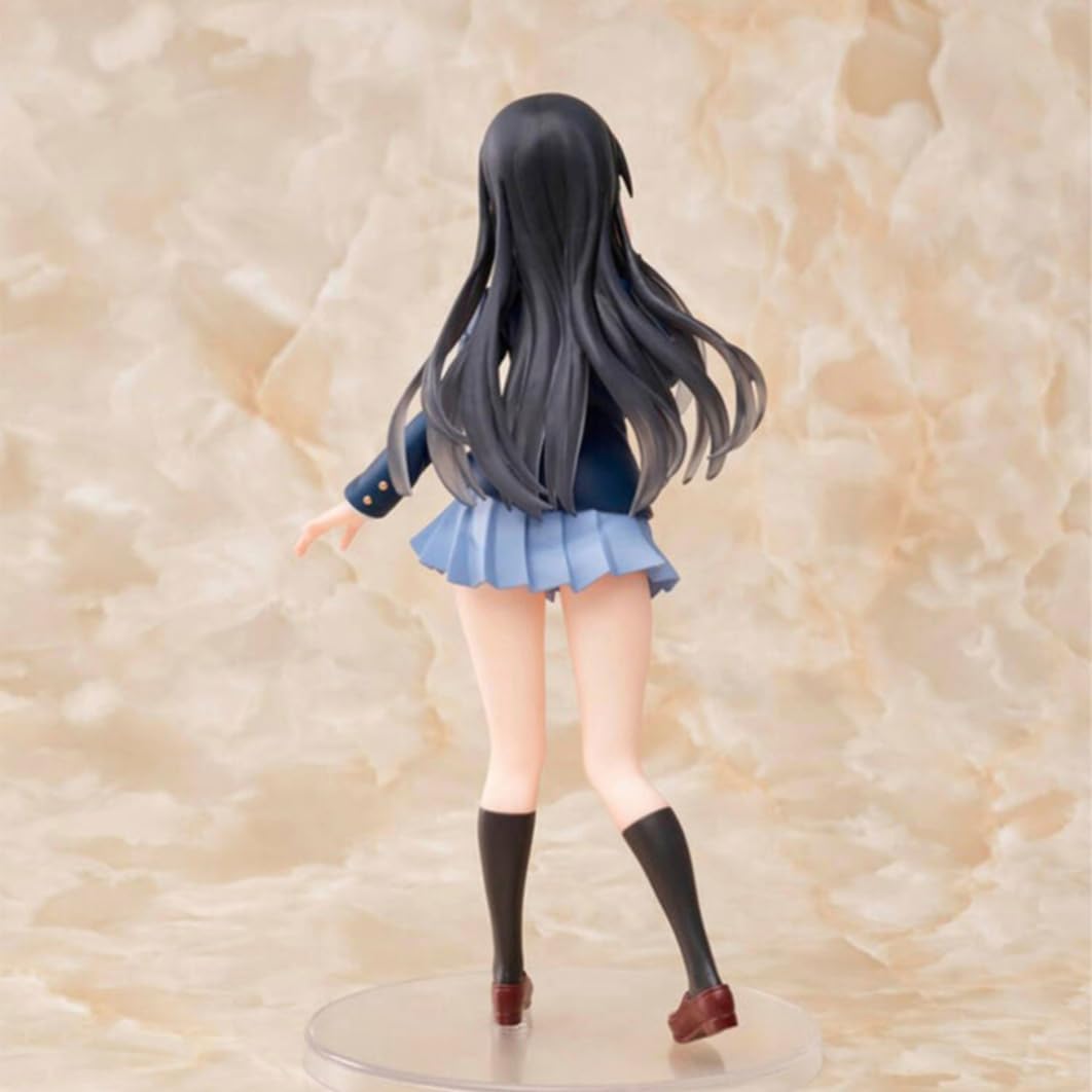 New K-ON! Akiyama Mio (Uniform Ver) Character Anime Model Statue Action Figures Desktop Ornament Popular Decorations Fan Souvenirs Creative Gift Collectable