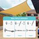 thumbnail image 4 of M6 Shade Sail Fixing Kit, Stainless Steel Sun Shade Sail Fixing Kit for Triangle and Square, Rectangle, Sun Shade Sail Fixing Accessories, 4 of 5