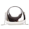 thumbnail image 1 of Bolso de mano GSYPS acrílico con forma de luna para mujer plateado, 1 of 6