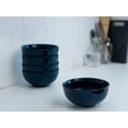 thumbnail image 5 of Kook Ceramic Cereal Bowls, Set of 6, 24 Oz, Navy Blue, 5 of 6