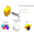 thumbnail image 6 of Fake Charger Diversion Stash Can Safe Hiding Jewelry ⁣⁣⁣⁣Hiddens Money Box Decors, 6 of 12