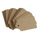 thumbnail image 4 of Paquete de 100 de Tarjeta de Papel Kraft Festoneada de 40mmx70mm, Etiqueta en Blanco Marron, Favor de la Boda, Bricolaje, Etiqueta de Precio - Pequeno (100), 4 of 5