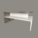thumbnail image 5 of Mesa de Centro, Doble repisa, Bicolor, Minimalista. DECOMOBIL  Mesa de Centro, Doble repisa, Bicolor, Minimalista., 5 of 5