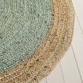 thumbnail image 2 of SAFAVIEH Natural Fiber Cebrail Geometric Area Rug, Aqua/Natural, 8' x 10' Oval, 2 of 7