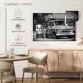 thumbnail image 5 of Elephant Stock Old Chevrolet Gas Station Wall Art - Horizontal Canvas Wall Art - Living Room Wall Decor - Transportation Canvas - Black And Gray Decor By Philippe Hugonnard - 12" x 8", 5 of 8