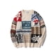 thumbnail image 4 of Suéter de oso vintage de estilo Hong Kong para hombre, cuello redondo, estilo holgado, otoño e invierno, ropa de pareja, ropa de punto de moda, 4 of 5