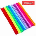 thumbnail image 1 of Multicolor Chenille Stems for DIY Crafts, Floral Design, and Christmas Decorations - 500-Piece Pack, 1 of 6