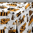 thumbnail image 4 of Kitten Dog Crate Cover, Repetitive Striped Cats Family Cartoon on Plain Background, Easy to Use Pet Kennel Cover Small Dogs Puppies Kittens, 7 Sizes, Orange Charcoal Grey, by Ambesonne, 4 of 6