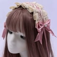thumbnail image 4 of Tocado gótico de lolita, accesorios para el cabello de encaje para sirvienta, lindas diademas, horquillas dulces, 4 of 5