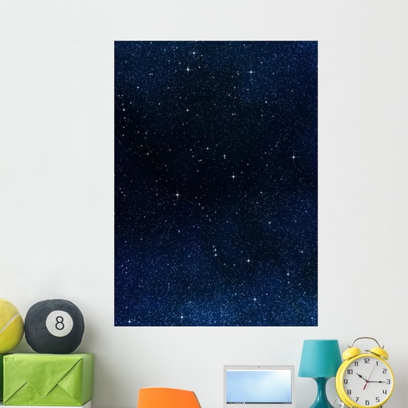 Stars Space or Night Wall Mural by Wallmonkeys Peel and Stick Graphic (48 in H x 34 in W) WM23457
