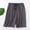 Dark Gray, variant on Lounge Pajama Shorts for Men Soft Modal Pj Bottoms Drawstring Casual Solid Workout Sweat Shorts with Pockets
