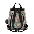 thumbnail image 2 of FORMRS Women's Travel Backpack Purse Anti-Theft Hidden Pockets Casual Shoulder Bag, Colorful Water Lilies Pattern, 2 of 7