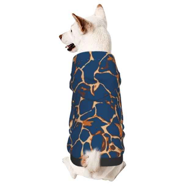 Balery Giraffe Skin Sudadera con Capucha para Perros Pequeños – Ropa para Mascotas, Disfraz para Perros y Gatos, Ideal para Fiestas y Cosplay-XX-Large