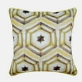 thumbnail image 1 of Decorative Pillow Cover, Batik Abstract Couch Cushion, Mustard Yellow Color Cotton Printed Pillow Cover, Yellow Pillow Cover 20x20 inch (50x50 cm), Contemporary, Ikat - Batik Yellow, 1 of 4