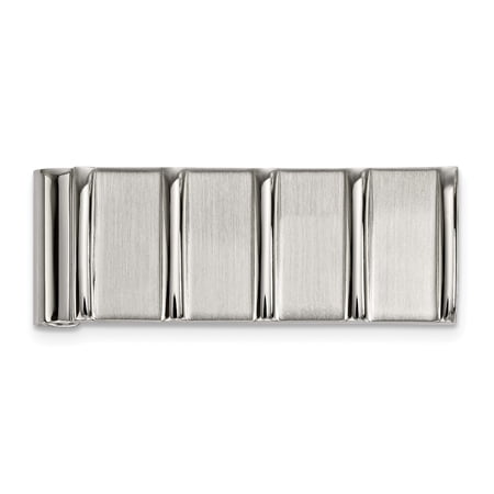Stainless Steel Polished/Brushed Money Clip