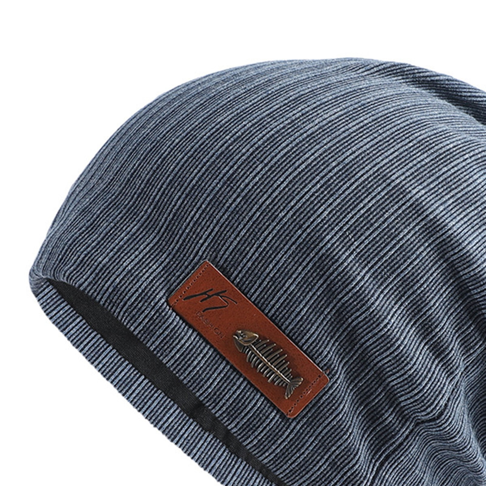 Tanhomme Winter Ribbed Cap Knit Soft Warm Hat Winter Hats For Men Women Soft Warm Knit Hat Ski Stocking Cap Winter Hats for Women Men Silk Soft Slouchy Warm Cuffed Hat