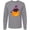 Athletic Heather, variant on Inktastic Black Cat, Pumpkin, Cat With Witch Hat, Halloween Long Sleeve T-Shirt