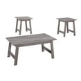 thumbnail image 3 of Monarch Specialties Table Set, 3pcs Set, Coffee, End, Side, Accent, Living Room, Laminate, Grey, Transitional, 3 of 3