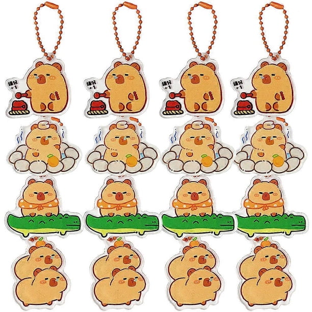 Key Pendant 16Pcs Adorable Keychain Accessory For Women And Girls Light Brown Color Bag Hanging Decor