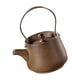 thumbnail image 1 of Tetera de cerámica de 200 ml, tetera de porcelana, regalo para amantes del té, tetera, tetera marrón, 1 of 9