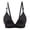 Black, variant on Womens Underwear Woman's Three-Breasted Comfortable Lace Push uped Together Daily Bra No Rims No Steel Rings Push uping Comfortable Daily Bra (Order Remarks Packed Separately) Daily Bra Black XL