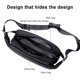 thumbnail image 3 of Dinheiro 11 pulgadas-pecho de poliéster negro-pecho deportivo viento-pecho impermeable para hombre bolso bandolera bandolera, 3 of 5