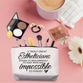 thumbnail image 4 of Estheticians Makeup Bag Gift A Truly Great Estheticians is Hard to Find Difficult To Part with and Impossible to Forget Cosmetic Bag Beautician Gift, 4 of 5