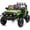 Green, variant on Hikiddo JC324 Kids Ride on Truck Car, 12V Ride on Toy Electric Cars for Kids w/ Remote, Bluetooth - Red