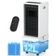 thumbnail image 1 of NOMEY 4 EN 1 Aire Acondicionado Portátil 12 L, Ventilador Enfriador de Aire 4 Modos, 4 Velocidades,90° Oscilación Auto, Control Remoto, Pantalla LED, Alerta sin Agua, Temporizador 12H, Para Hogar, 1 of 5