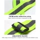 thumbnail image 4 of Chaleco Reflectante para Correr Al Aire Libre Tirantes Ropa Reflectante para Correr Noche Chaleco Reflectante para Ciclismo Con Bolsillo (con Verde), 4 of 9