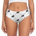 thumbnail image 1 of Balery Black Rabbit Ropa Interior de Algodón para Mujer con Dibujo – Braguitas Cómodas y Elásticas, Estilo Clásico-X-Large, 1 of 6