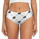 thumbnail image 1 of Fotbe Black Rabbit Calzones Estampados para Mujer – Ropa Interior de Algodón, Cómoda, Suave y Elástica-Large, 1 of 6
