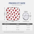 thumbnail image 4 of Yiaed Hand Drawn Strawberry Print Car Front Windshield Sun Shade,Foldable Anti-UV Car Sunshade for Front Window for Most Vehicles-Medium, 4 of 5