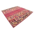 thumbnail image 2 of Unique Loom Gardenia Medici Rug Red/Puce 8' Square Floral Bohemian Perfect For Dining Room Living Room Bed Room, 2 of 6