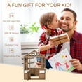 thumbnail image 6 of Kids Furniture Outsunny Kids Wooden Playhouse, Outdoor Garden Games Cottage, with Working Door, Windows, Flowers Pot Holder, 47" x 38" x 54",Baby Nursery Furniture, 6 of 10